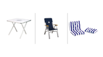 Tables, Deck Chairs, Cushions & Accessories