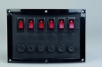 Talamex Switch Panel - 6 Fuse