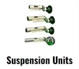 NEW!! - Alloy Unbraked Trailer Suspension Units 350kg & 550kg - C/w Fitted Hubs 4 x 4".
