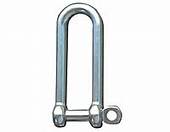 Stainless Steel 316 Dee Shackle  - Long Pattern 6mm to 12mm